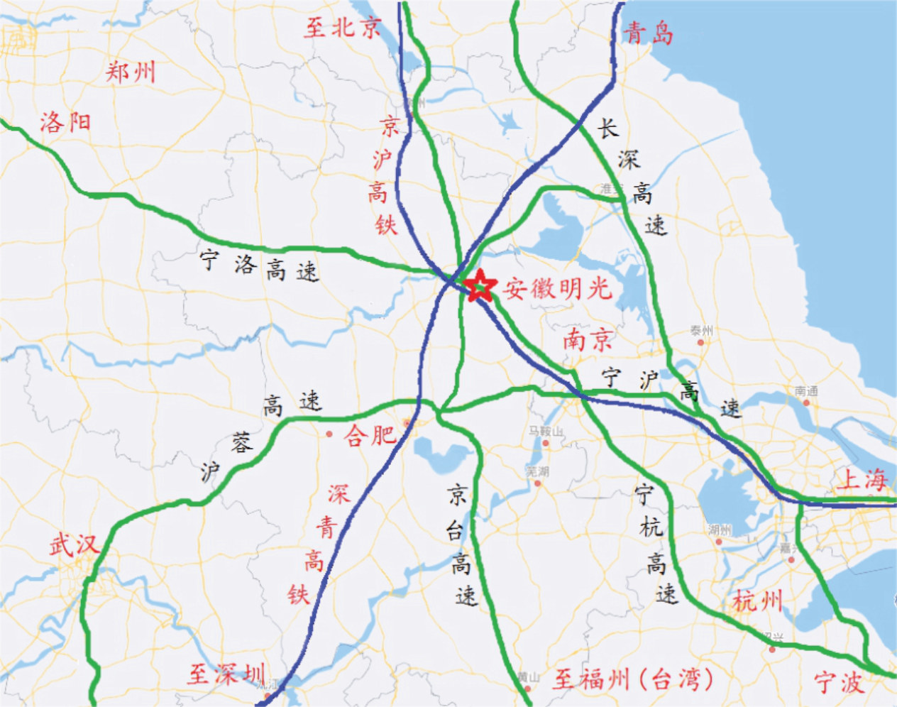 Mingguang Location